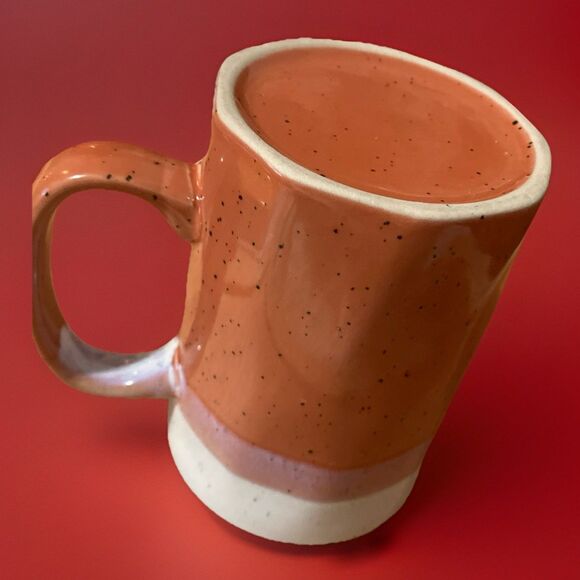 Stoneware Handmade Ceramic Drip Glazed Coffee Mug Campfire Rustic Cabin Urban - Picture 14 of 15